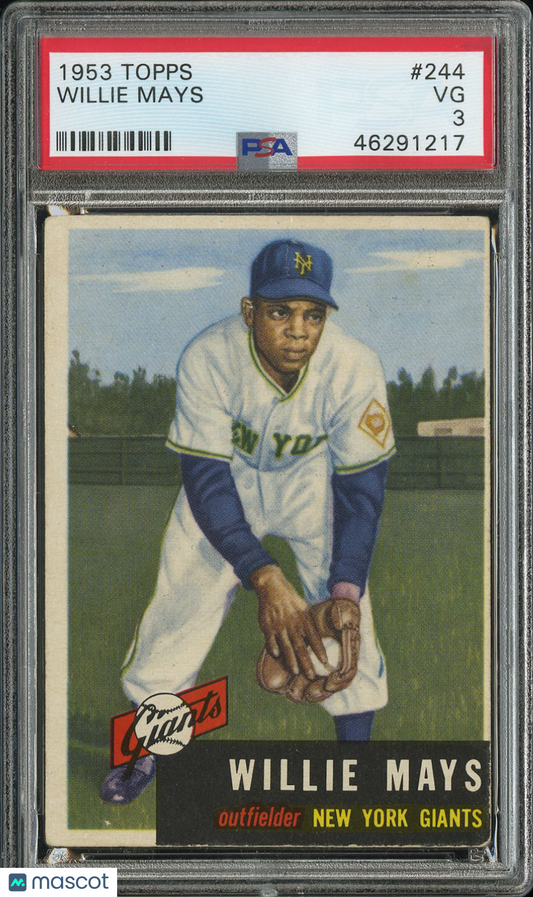1953 Topps Willie Mays #244 PSA 3