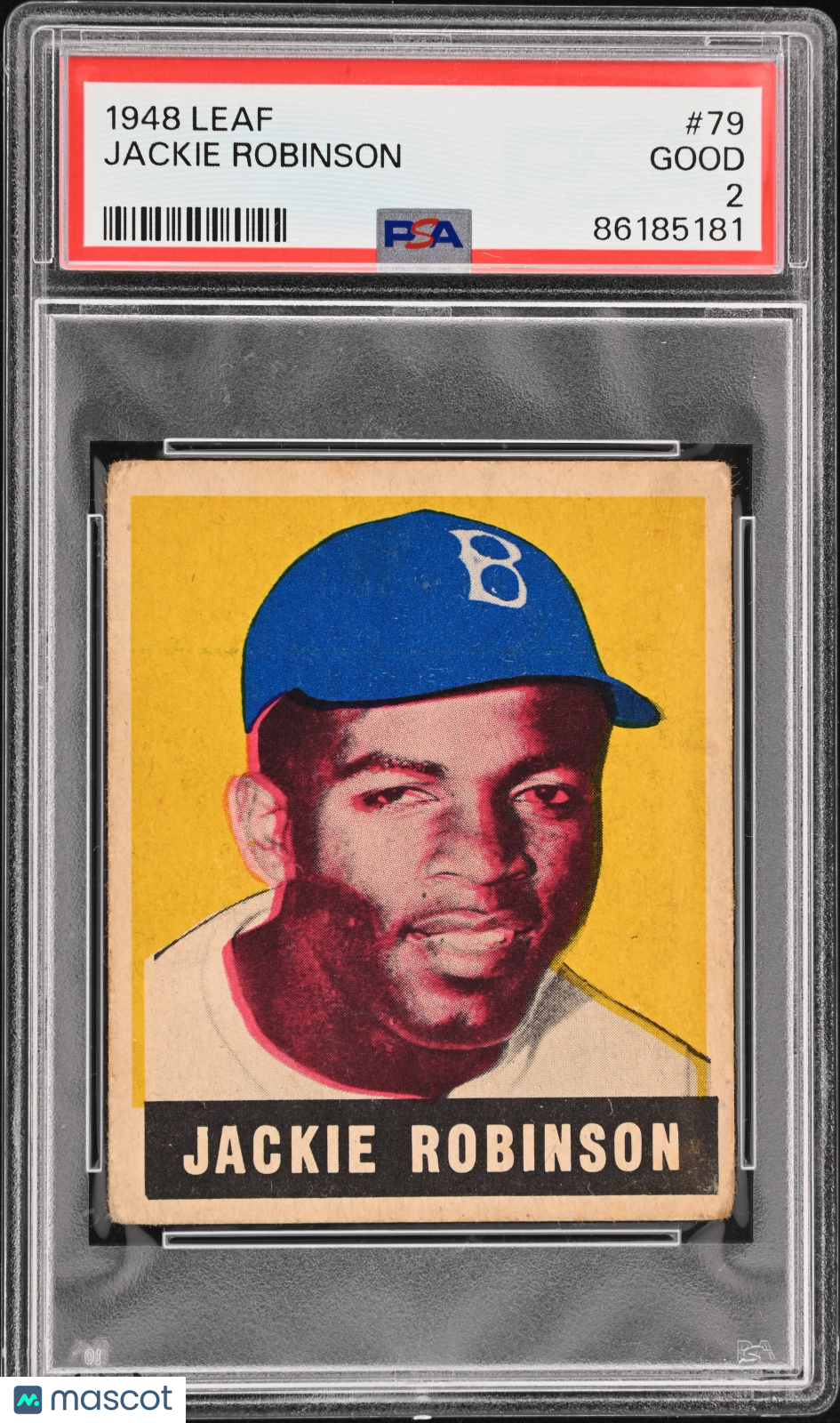 1948 Leaf Jackie Robinson #79 PSA 2