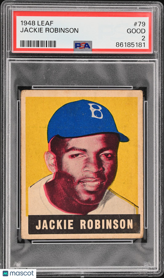1948 Leaf Jackie Robinson #79 PSA 2