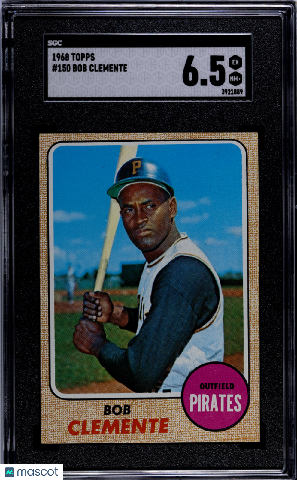 1968 Topps Bob Clemente #150 SGC 6.5