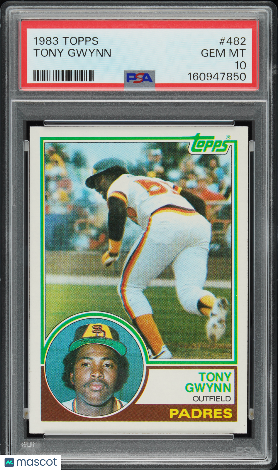 1983 Topps Tony Gwynn #482 PSA 10