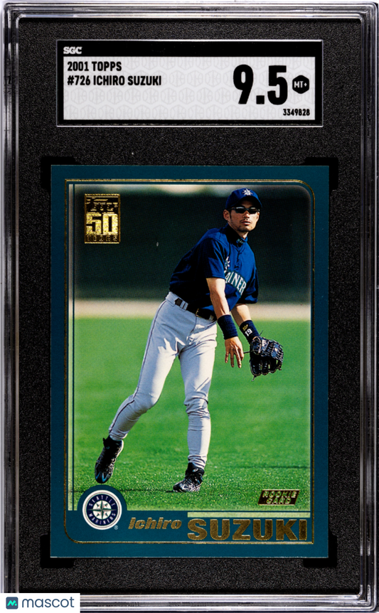 2001 Topps Ichiro Suzuki #726 SGC 9.5