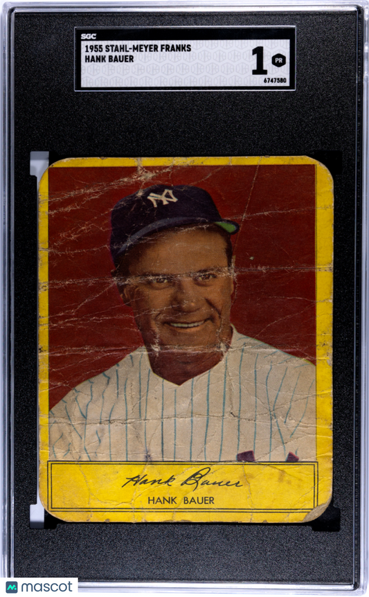 1955 Stahl-Meyer Franks Hank Bauer SGC 1