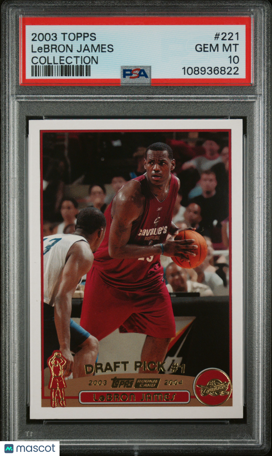 2003 Topps LeBron James #221 Collection PSA 10