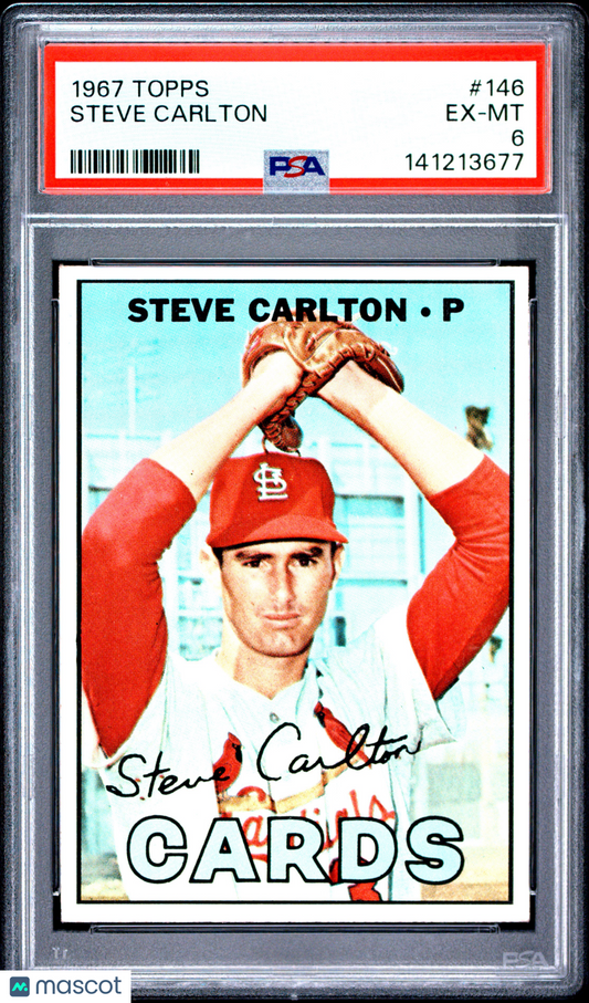 1967 Topps Steve Carlton #146 PSA 6