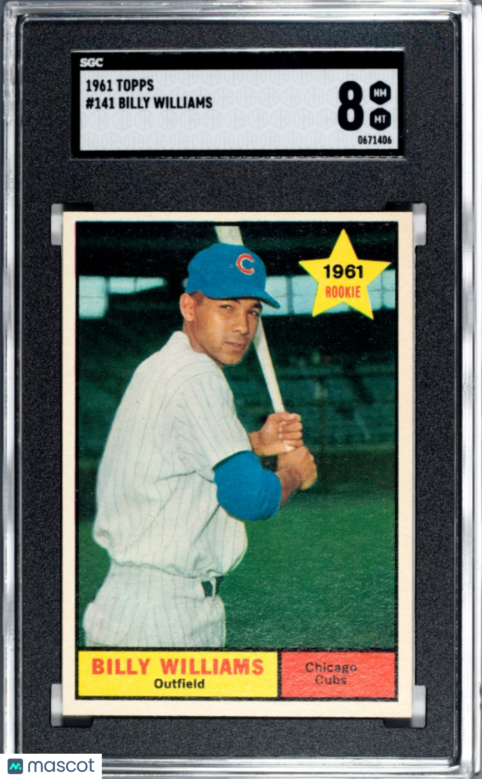 1961 Topps Billy Williams #141 SGC 8