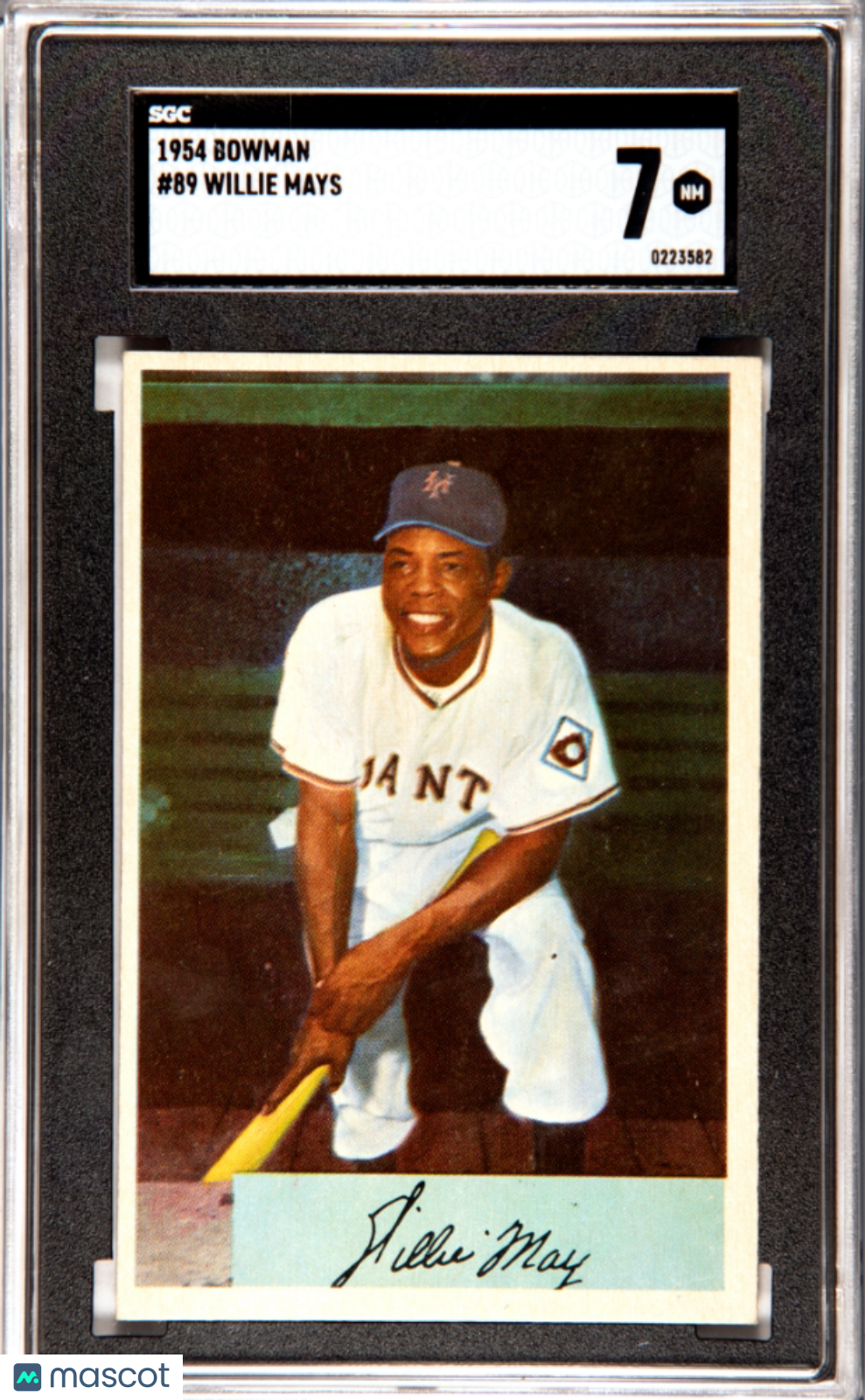 1954 Bowman Willie Mays #89 SGC 7