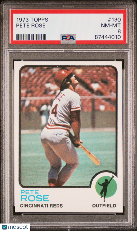 1973 Topps Pete Rose #130 PSA 8