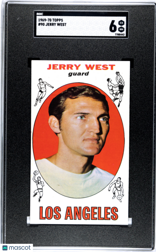 1969 Topps Jerry West #90 SGC 6