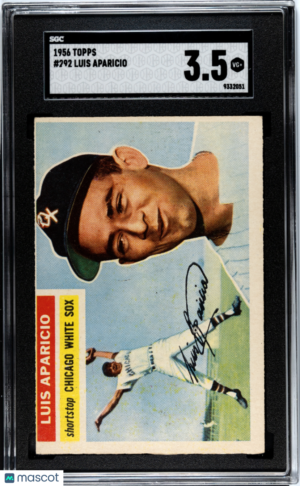 1956 Topps Luis Aparicio #292 SGC 3.5