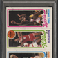 1980 Topps Scoring Leader Bird,Erving,Johnson PSA 7
