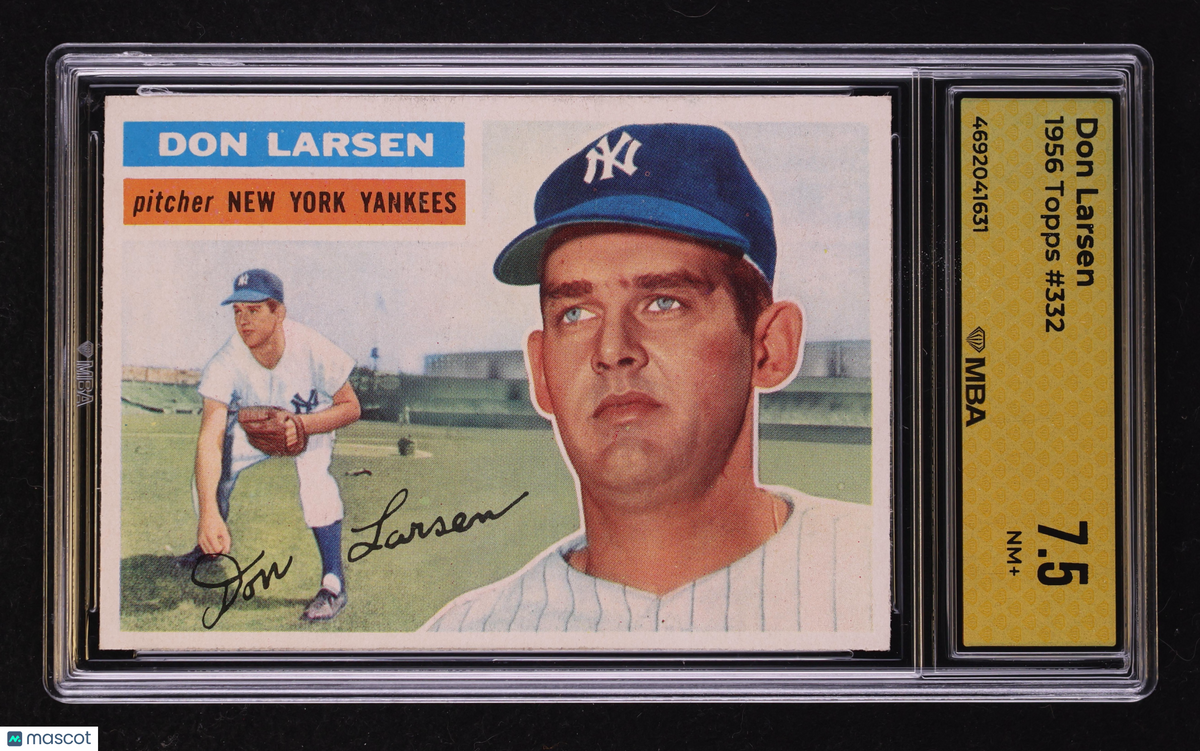 1956 Topps Don Larsen #332 MBA 7.5