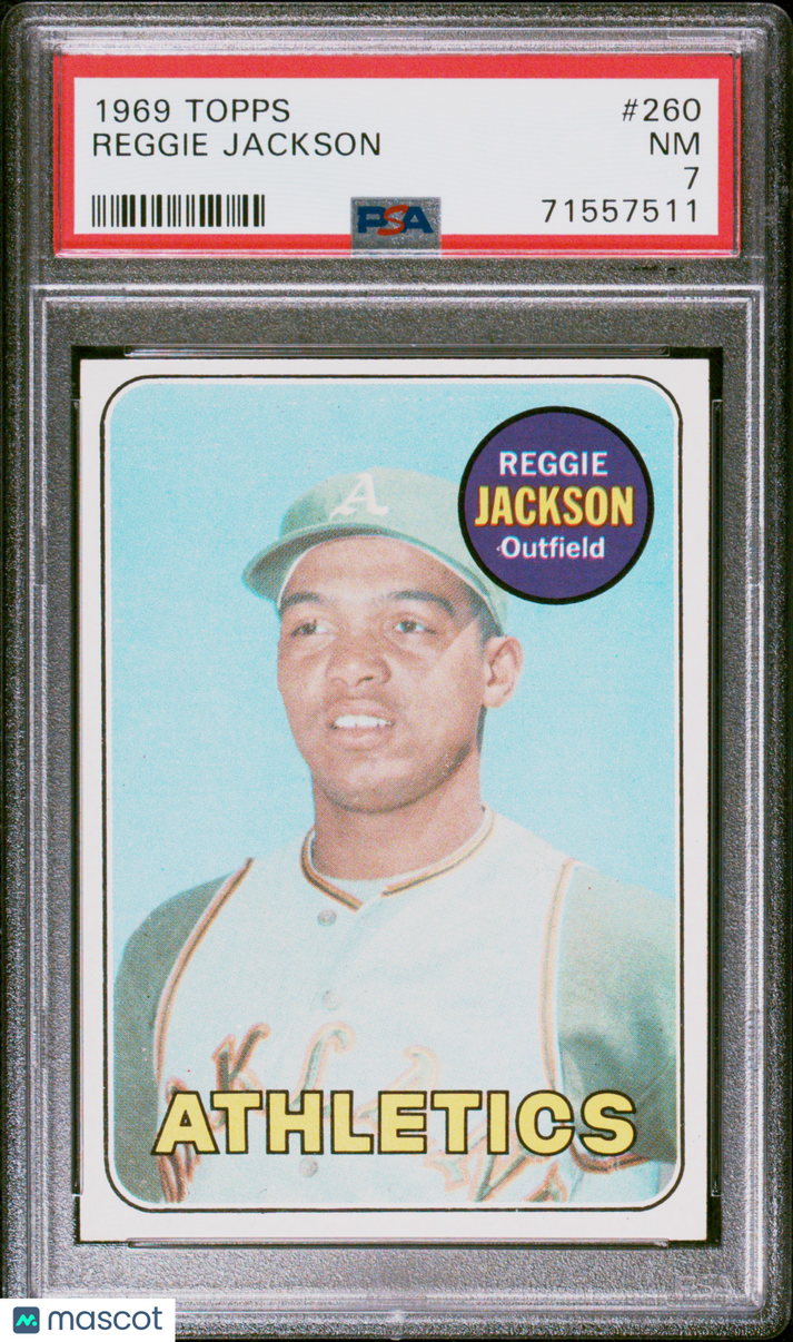 1969 Topps Reggie Jackson #260 PSA 7 – Legacy Cardz