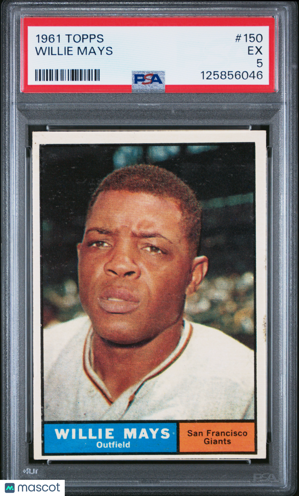 1961 Topps Willie Mays #150 PSA 5