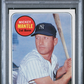 1969 Topps Mickey Mantle #500 Last Name In Yellow PSA 4