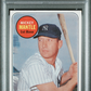 1969 Topps Mickey Mantle #500 Last Name In Yellow PSA 6
