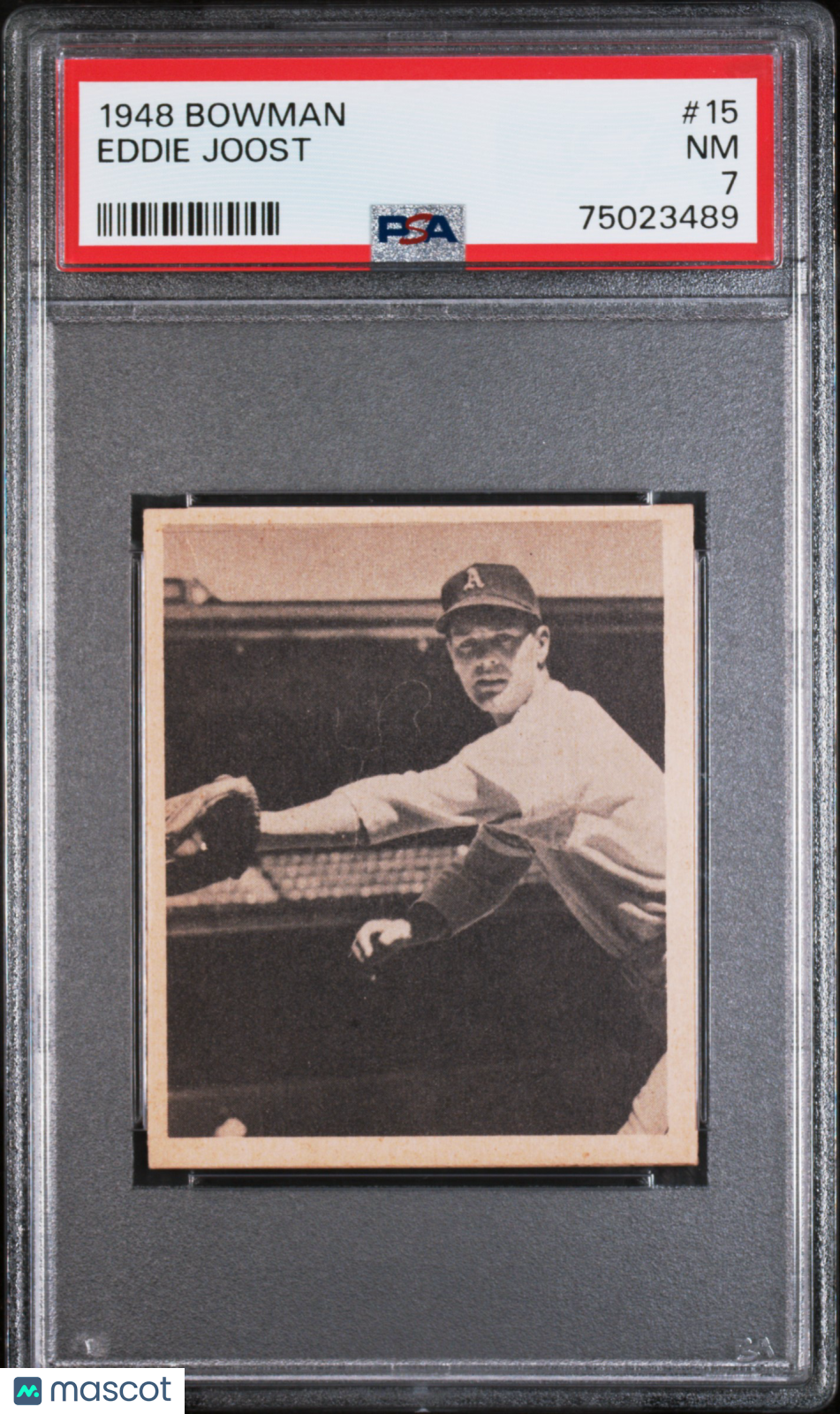 1948 Bowman Eddie Joost #15 PSA 7