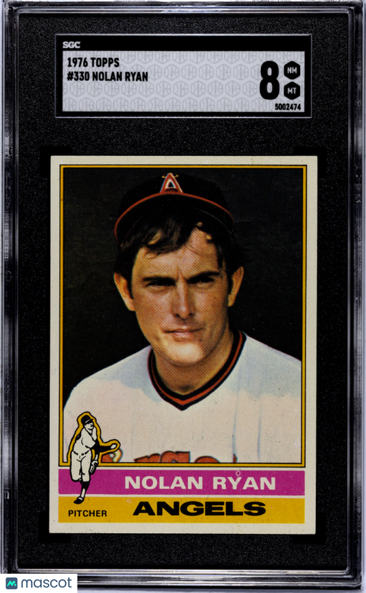 1976 Topps Nolan Ryan #330 SGC 8