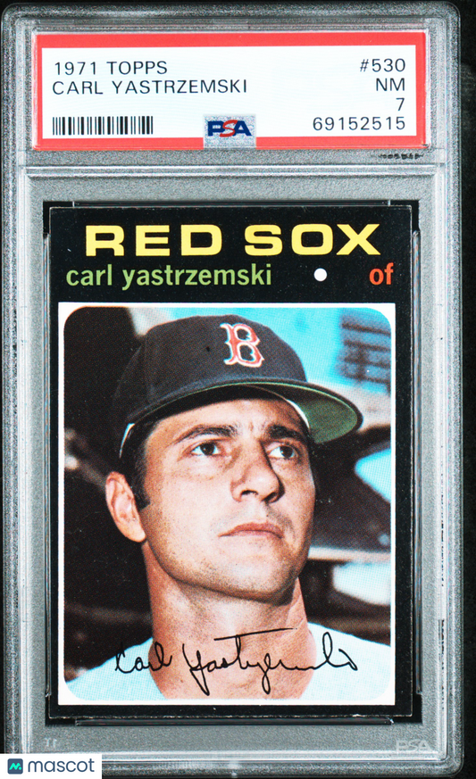 1971 Topps Carl Yastrzemski #530 PSA 7