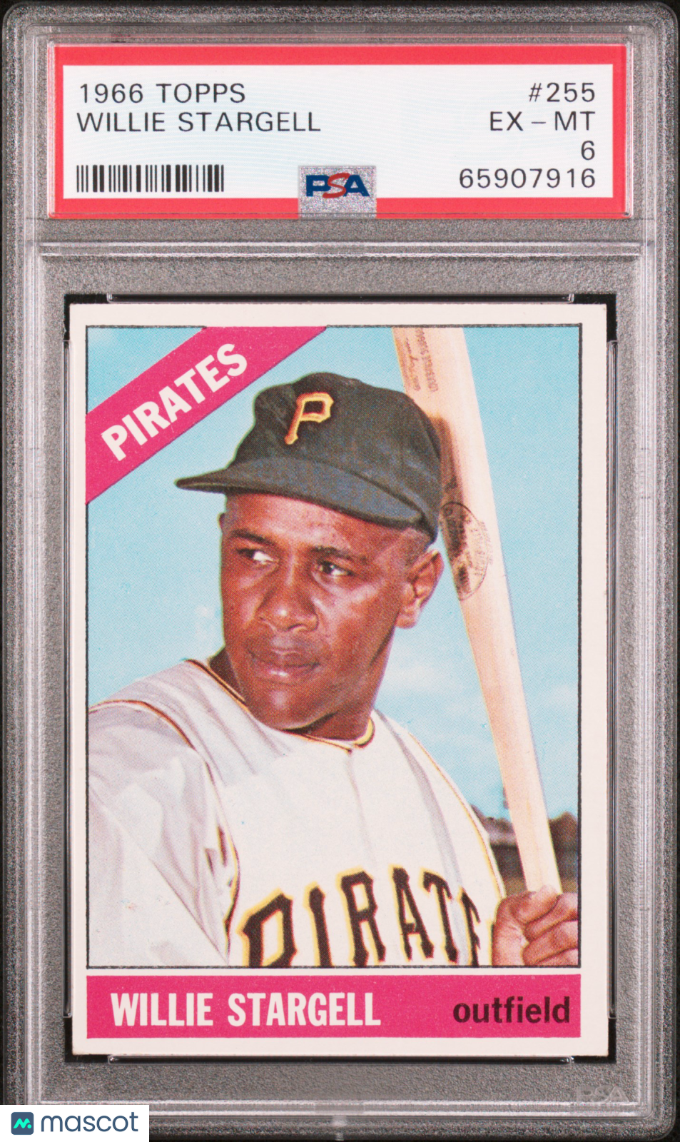 1966 Topps Willie Stargell #255 PSA 6