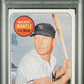 1969 Topps Mickey Mantle #500 Last Name In Yellow PSA 2 MC