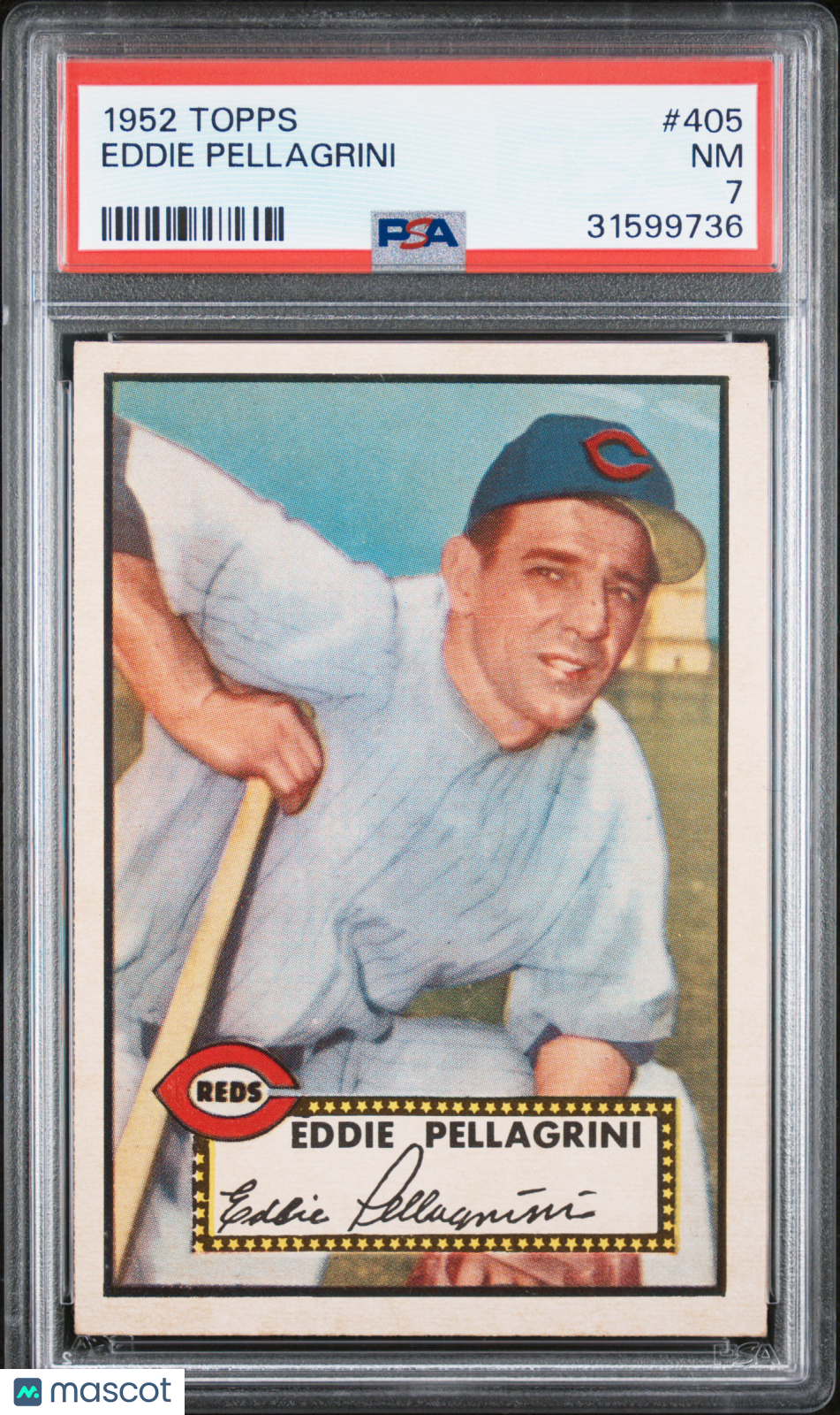 1952 Topps Eddie Pellagrini #405 PSA 7
