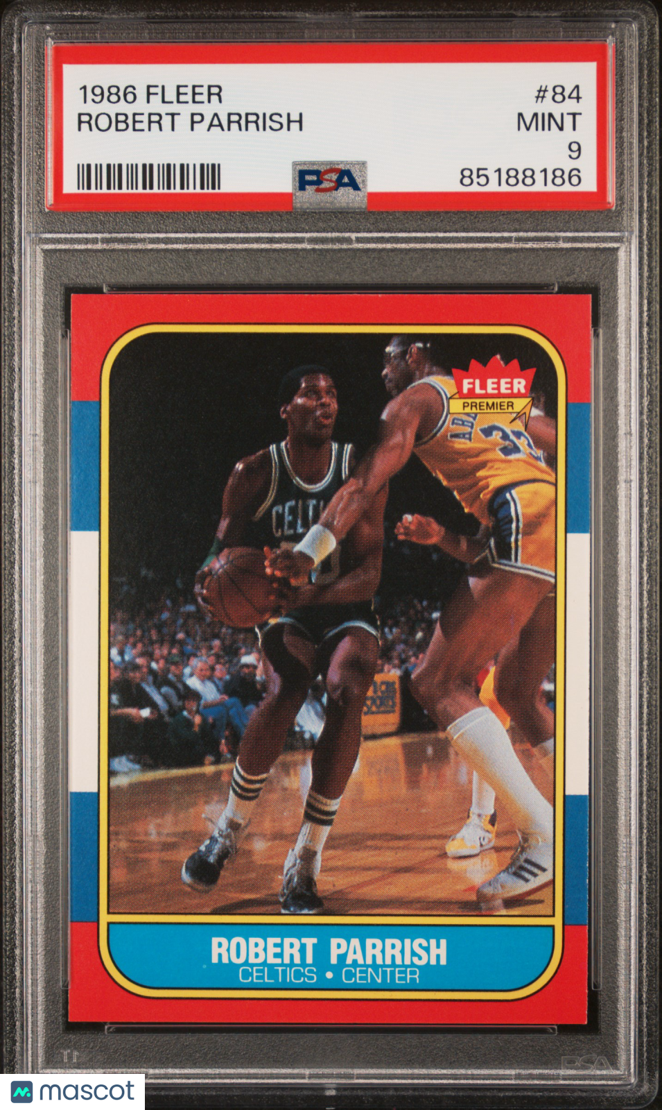1986 Fleer Robert Parrish #84 PSA 9