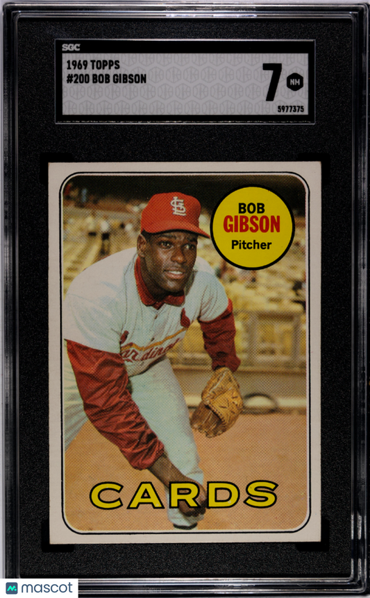 1969 Topps Bob Gibson #200 SGC 7