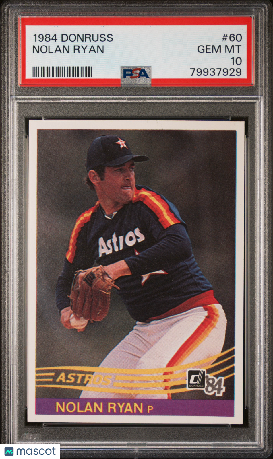 1984 Donruss Nolan Ryan #60 PSA 10