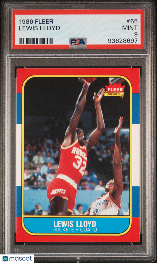 1986 Fleer Lewis Lloyd #65 PSA 9