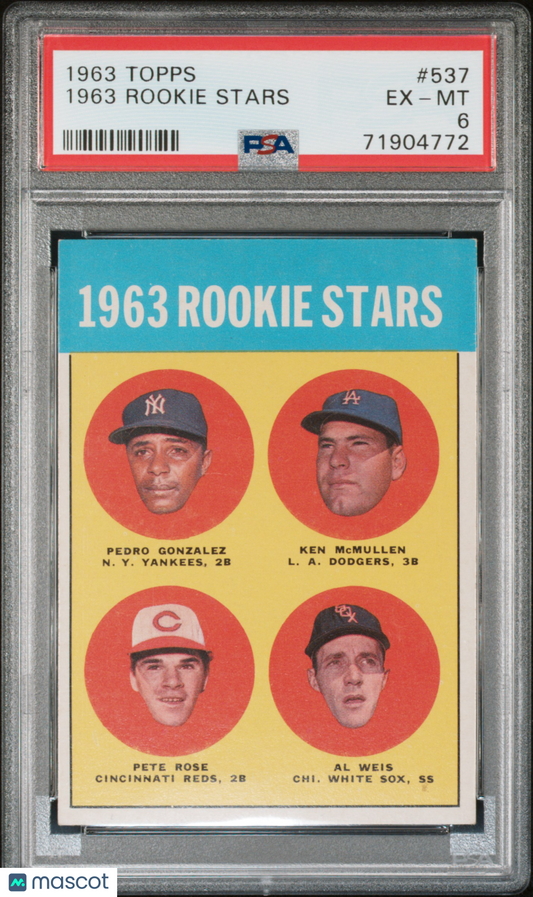 1963 Topps 1963 Rookie Stars #537 PSA 6