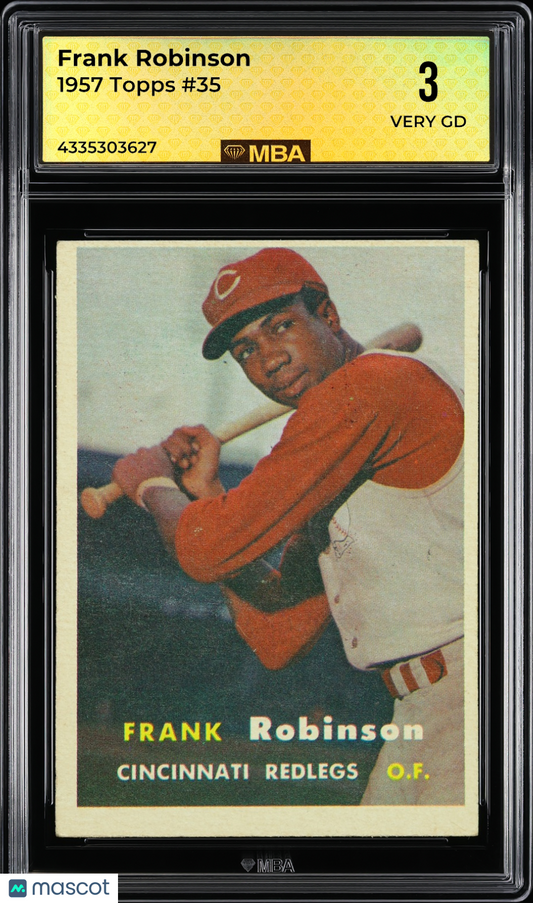 1957 Topps Frank Robinson #35 MBA 3 RC