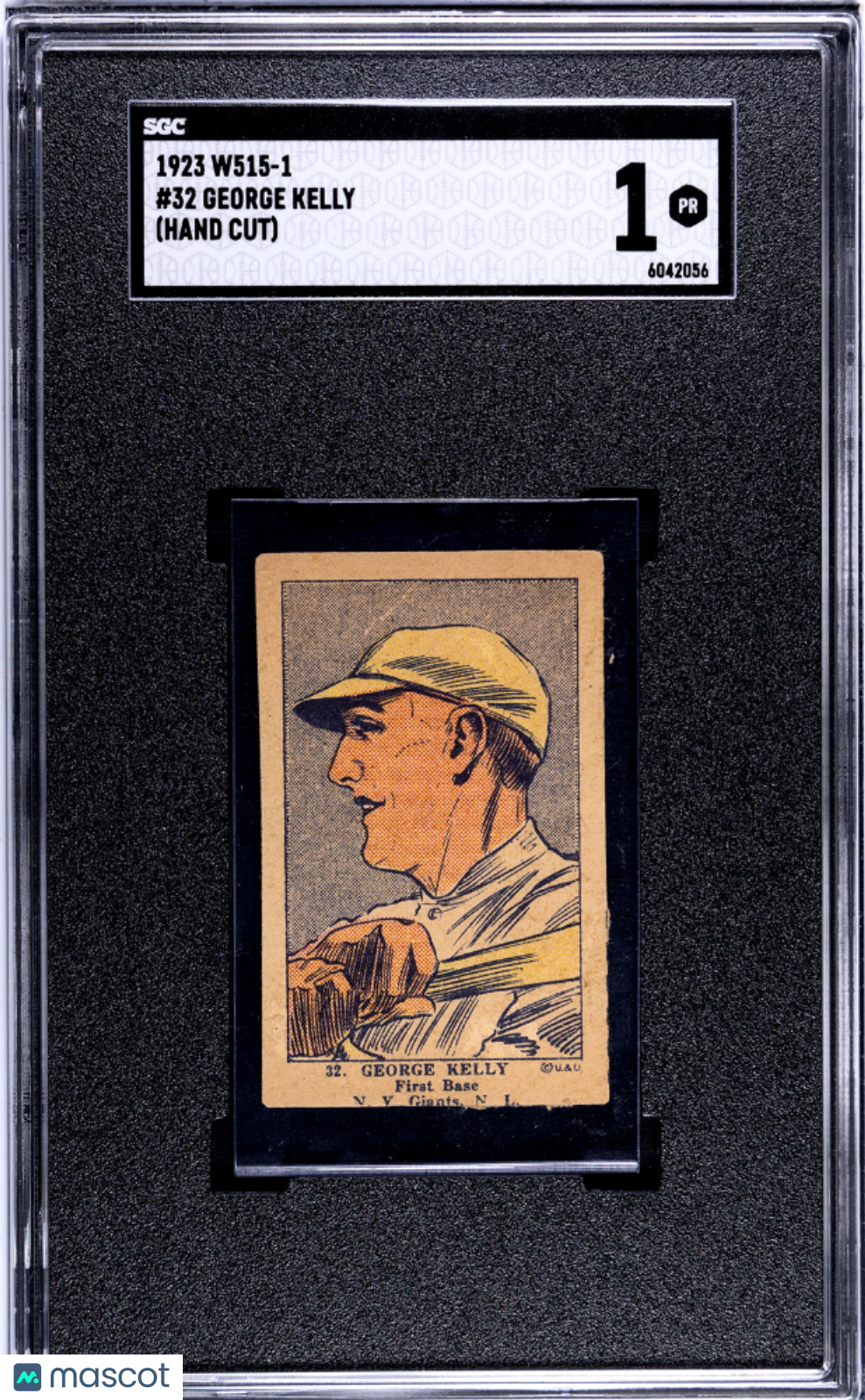 1923 W515-1 George Kelly #32 SGC 1