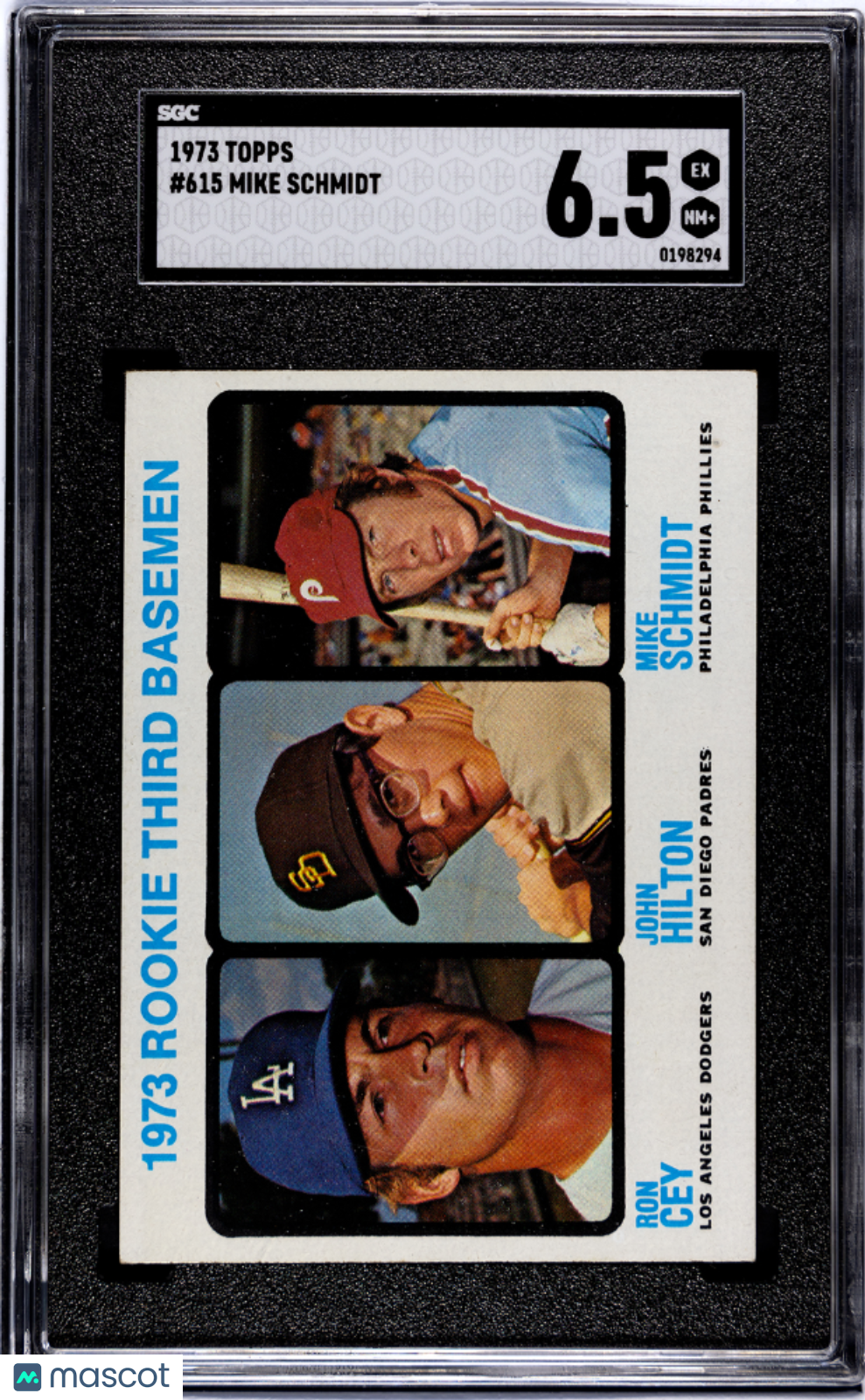 1973 Topps Mike Schmidt #615 SGC 6.5