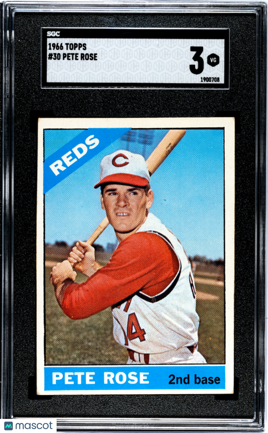 1966 Topps Pete Rose #30 SGC 3