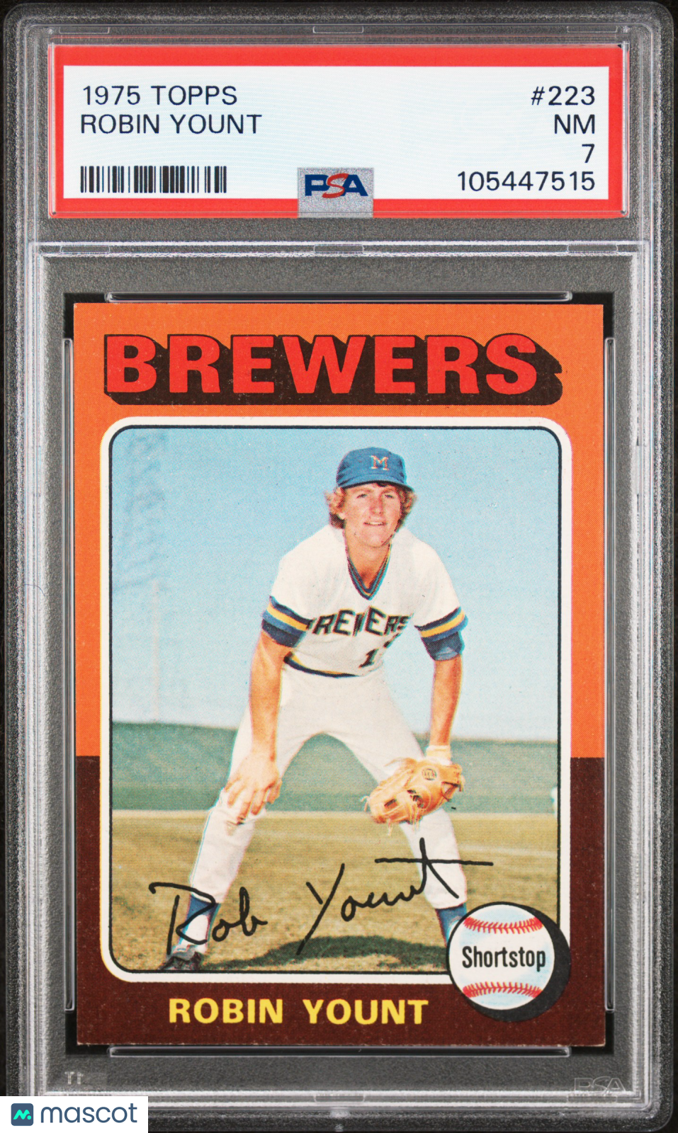 1975 Topps Robin Yount #223 PSA 7