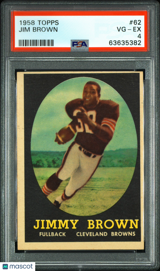 1958 Topps Jim Brown #62 PSA 4