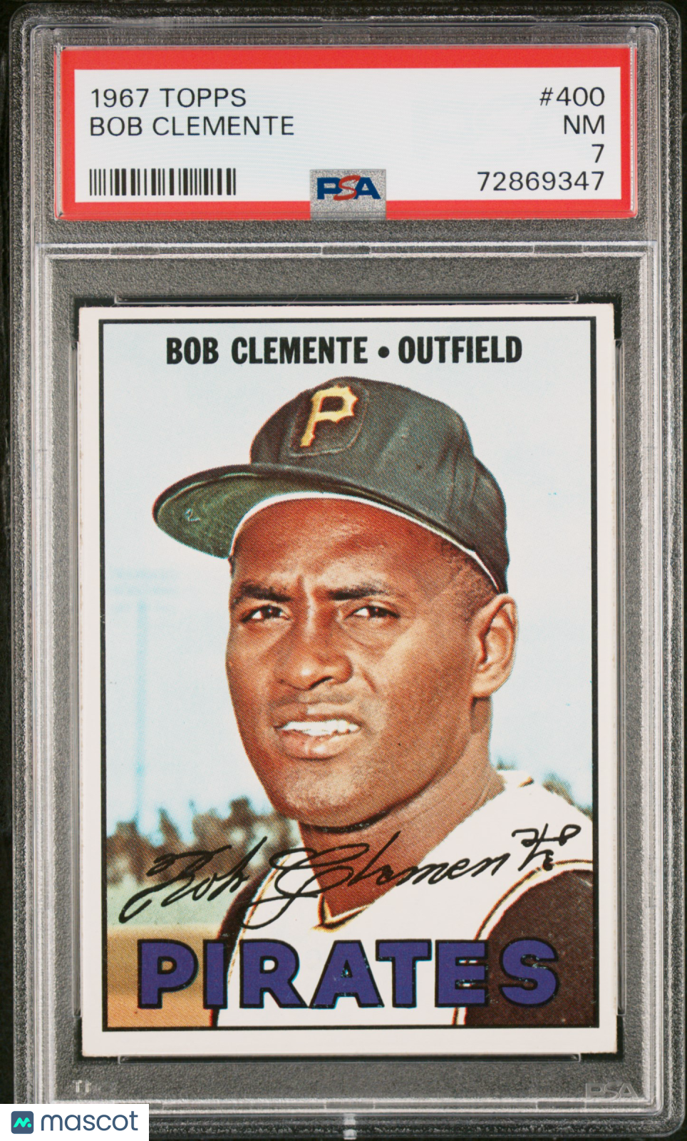 1967 Topps Bob Clemente #400 PSA 7