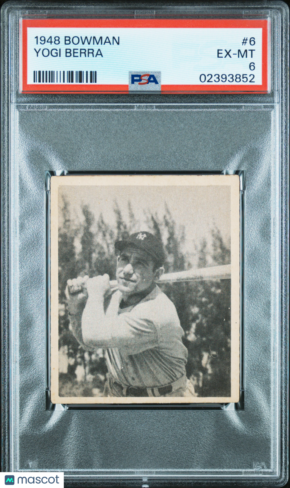 1948 Bowman Yogi Berra #6 PSA 6