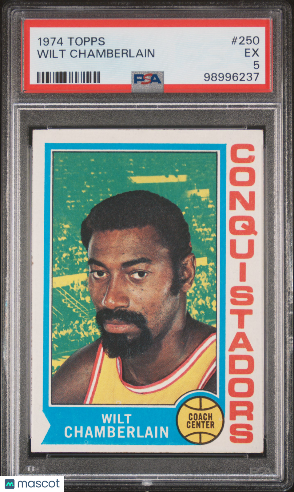 1974 Topps Wilt Chamberlain #250 PSA 5