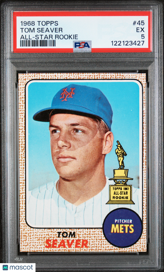 1968 Topps Tom Seaver #45 All Star Rookie PSA 5