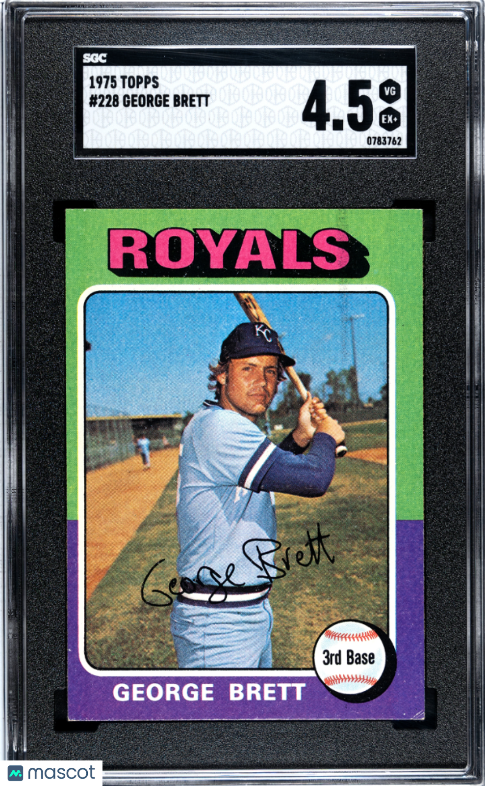 1975 Topps George Brett #228 SGC 4.5