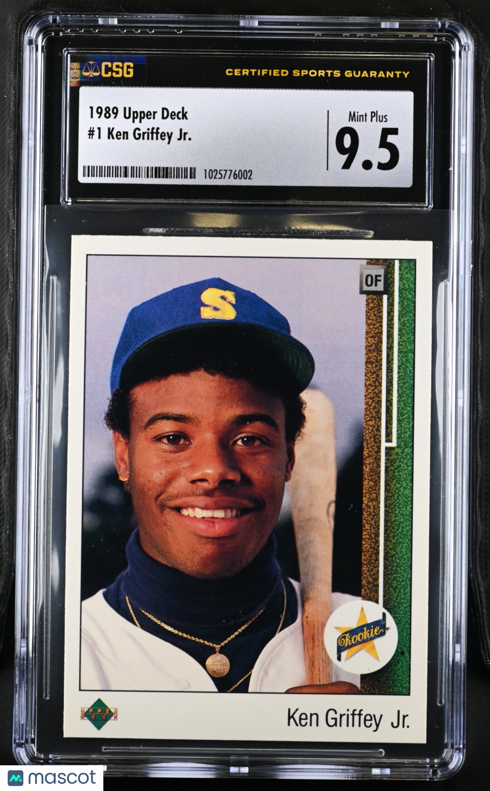 1989 Upper Deck Ken Griffey Jr. #1 CGC 9.5