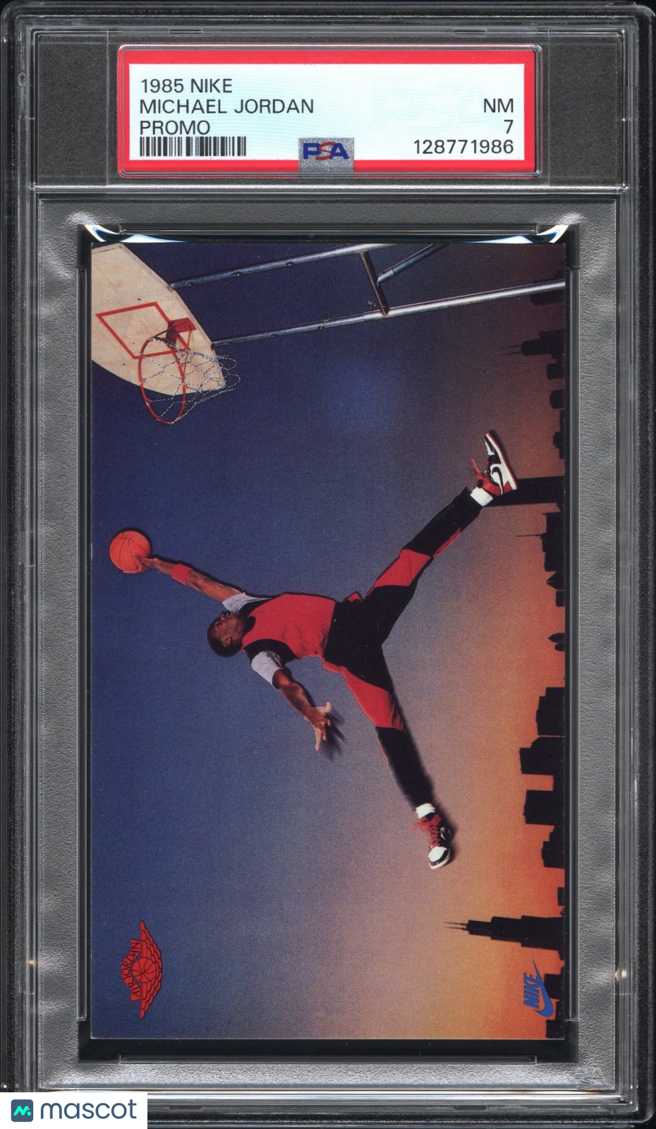 1985 Nike Michael Jordan Promo PSA 7