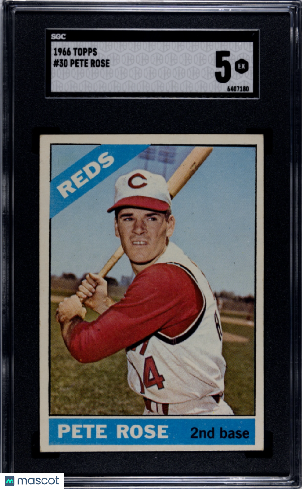 1966 Topps Pete Rose #30 SGC 5