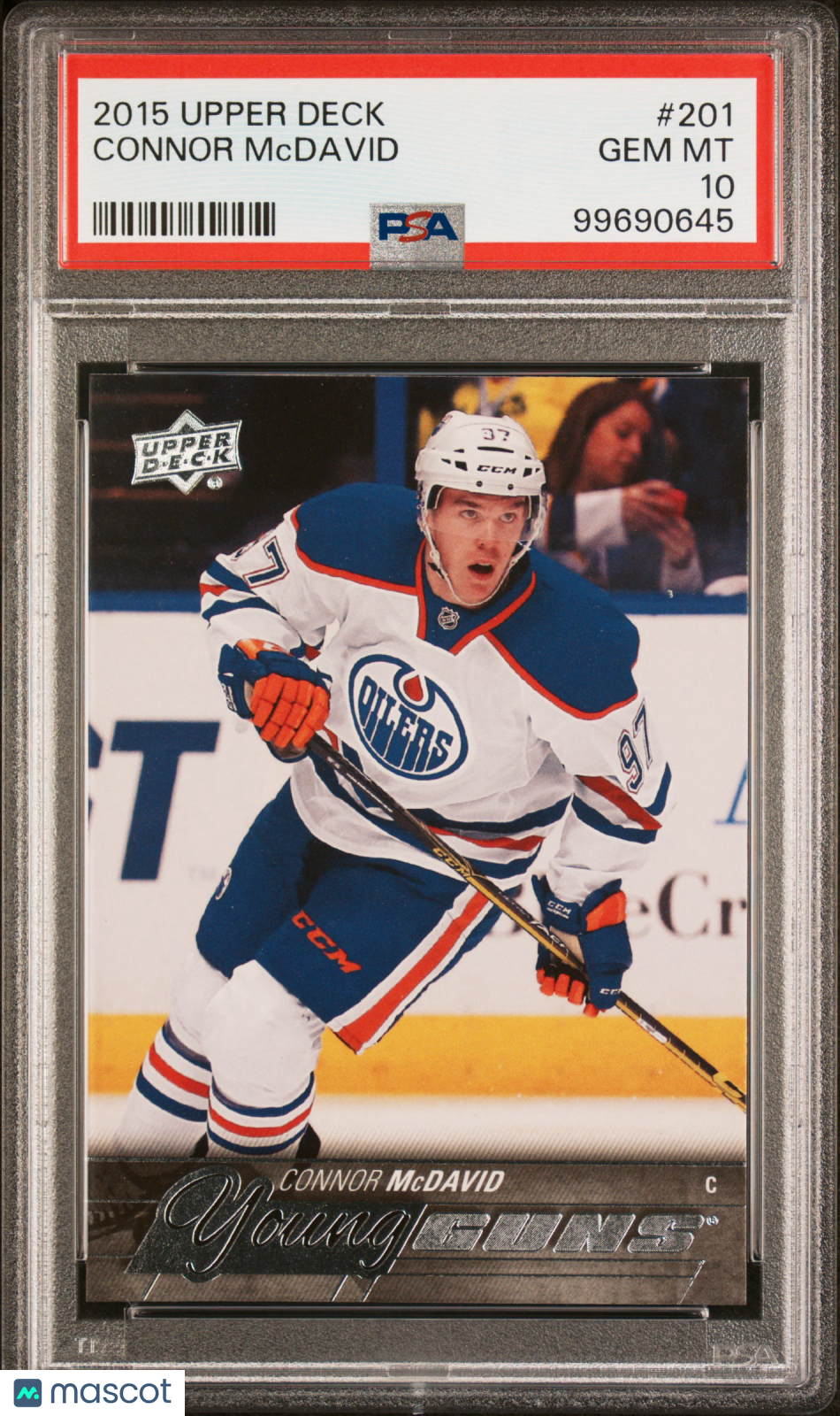 2015 Upper Deck Connor McDavid #201 PSA 10