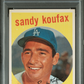 1959 Topps Sandy Koufax #163 PSA 6