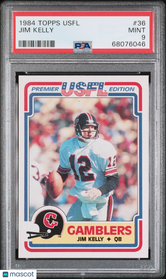1984 Topps Usfl Jim Kelly #36 PSA 9