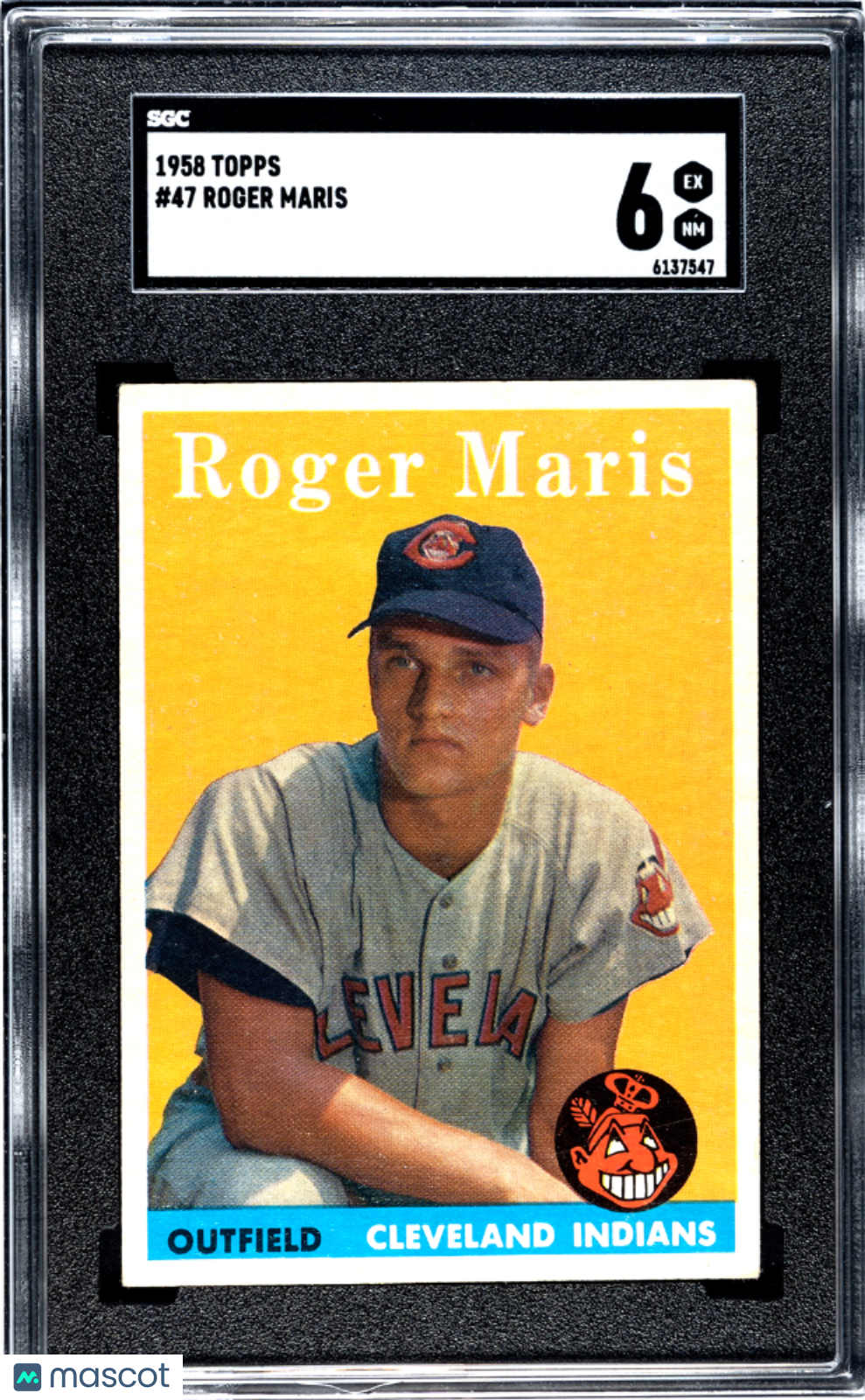 1958 Topps Roger Maris #47 SGC 6