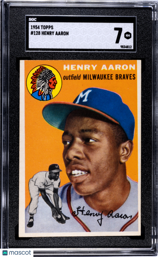 1954 Topps Henry Aaron #128 SGC 7